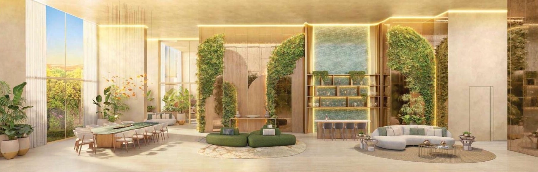 Perspectiva ilustrada Party Lounge, Térreo, Escape Brooklin